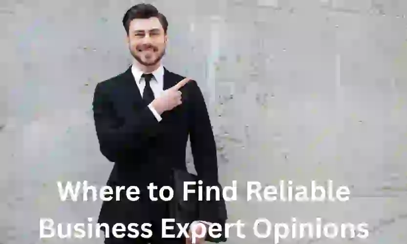 where to find reliable business expert opinions