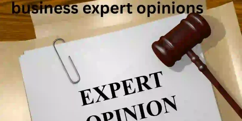 business expert opinions